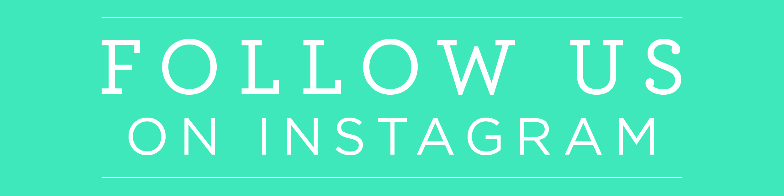 Follow us on Instagram!